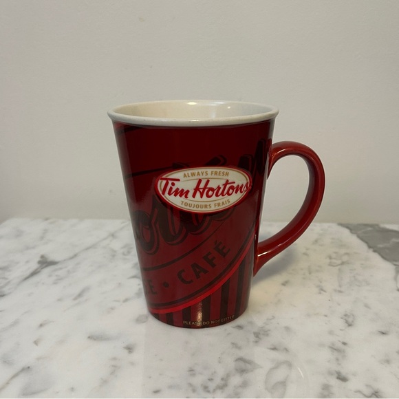 Tim Hortons Red Mug - Picture 1 of 5